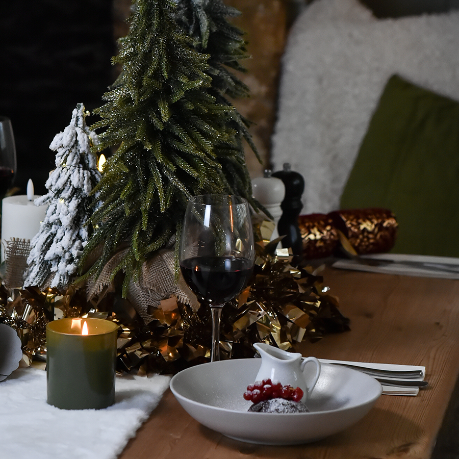 Christmas dinner pudding